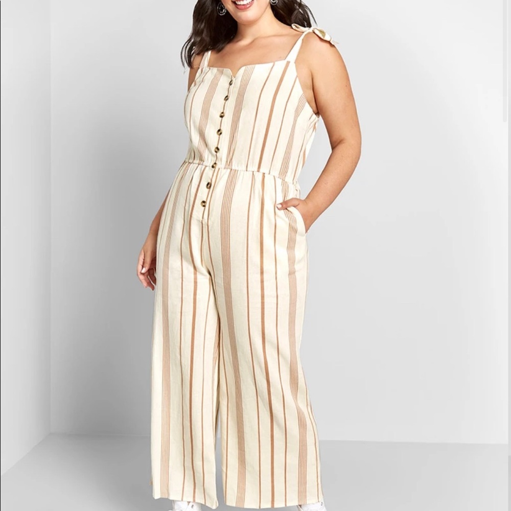 ModCloth Every Waking Momentum Jumpsuit - XL